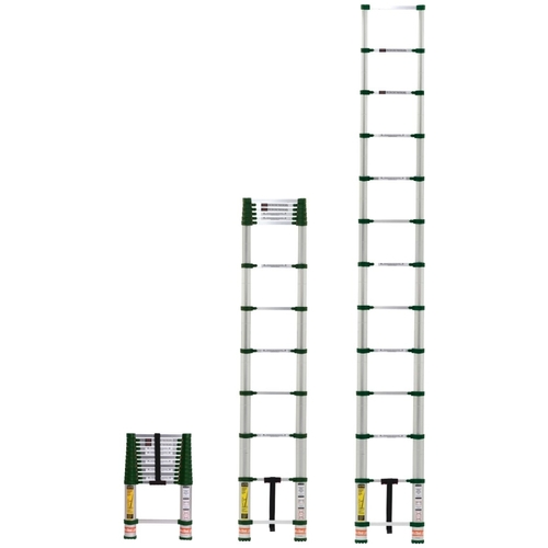 Xtend+Climb 780P+ Pro Series 780P Telescoping Ladder, 16-1/2 ft Max Reach H, 13-Step, 250 lb, 1-1/2 in D Step, Aluminum