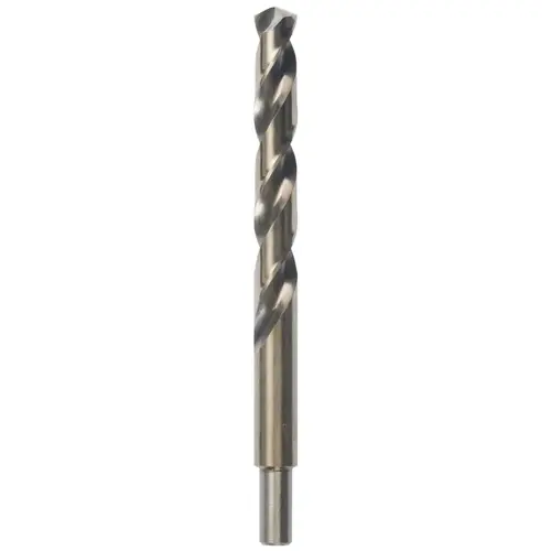 Jobber Drill Bit, 15/32 in Dia, 2-7/8 in OAL, Spiral Flute, 1-Flute, 15/32 in Dia Shank Oxide