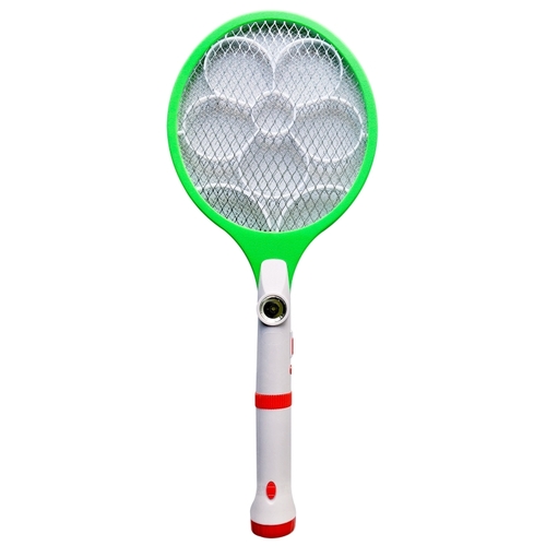 Electric Mosquito Swatter with LED Light and Torch, 9.65 in L Mesh, 9-1/4 in W Mesh - pack of 50