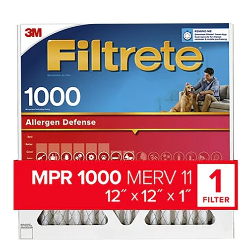 FILTER AIR ALRGN DFN 12X12X1IN - pack of 4