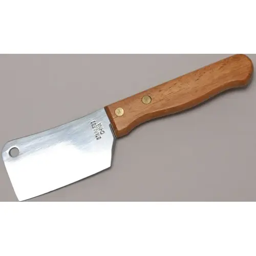 Chop Knife, Stainless Steel Blade, Wood Handle