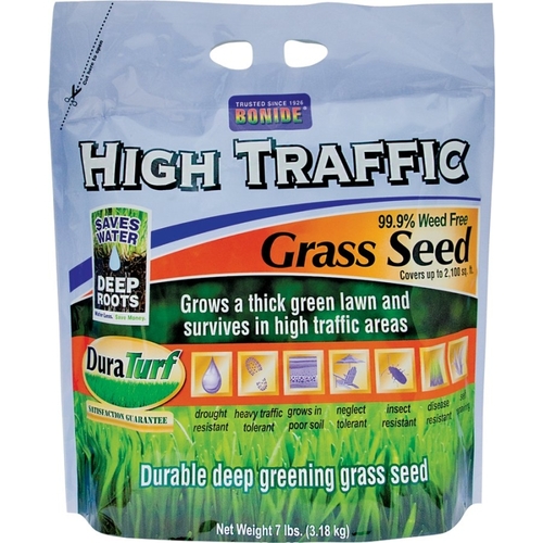 Bonide 60285 High Traffic Grass Seed 7 Lb Bag