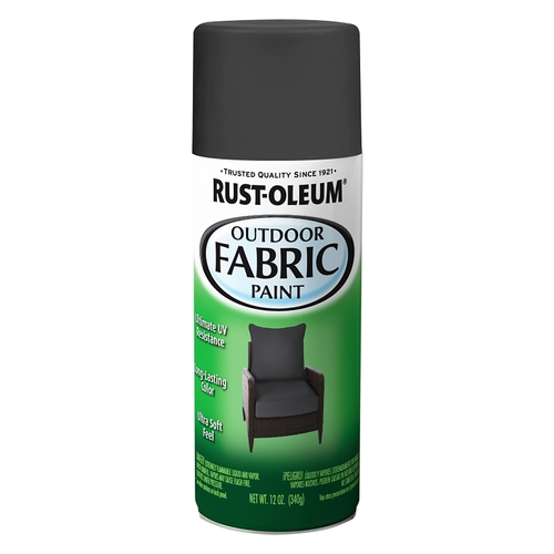 Fabric Paint, Matte, Graphite, 12 oz, Can