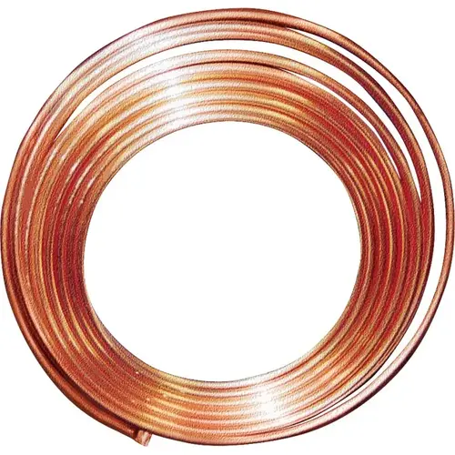 Streamline D 06010P 12035 Copper Tubing, 3/8 in, 10 ft L, Short, Coil