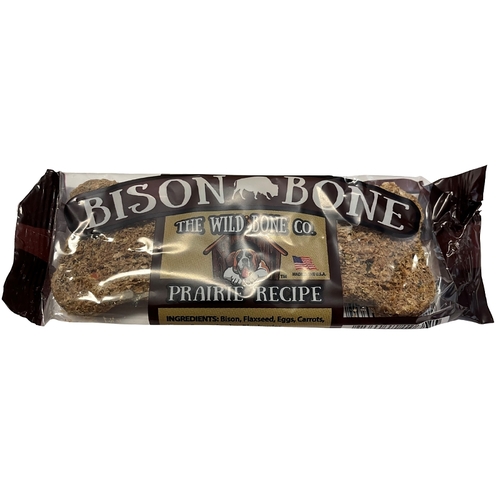 THE WILD BONE CO 1832 Prairie Dog Biscuit, Jerky, Bison Flavor, 1 oz