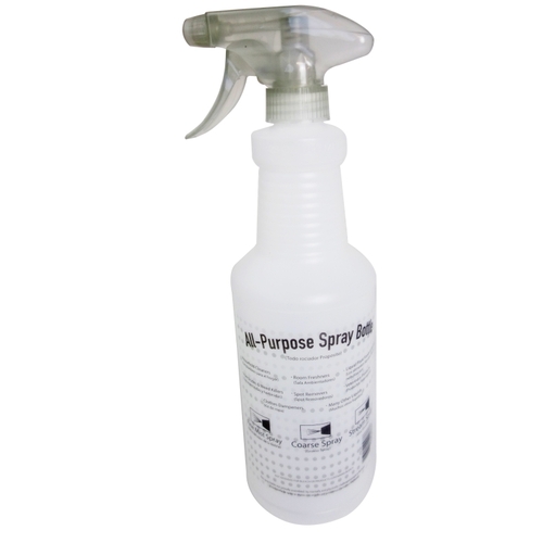 All-Purpose Spray Bottle, Adjustable, Spray Nozzle, Plastic, Clear