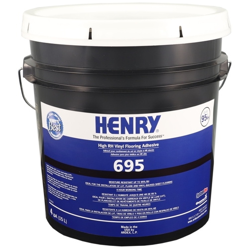 HENRY 30886 695 Flooring Adhesive, Paste, Mild, 4 gal