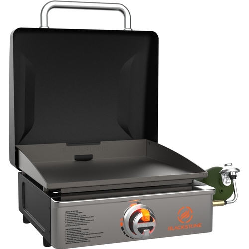Original Griddle with Hood, 12,000 BTU, Propane, 1-Burner, 267 sq-in Primary Cooking Surface