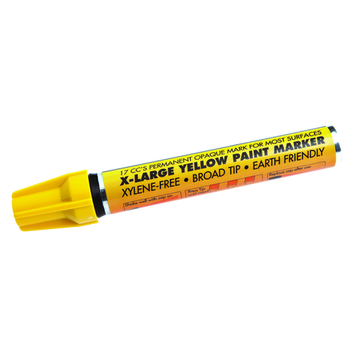 Forney 70832 Paint Marker, XL Tip, Yellow