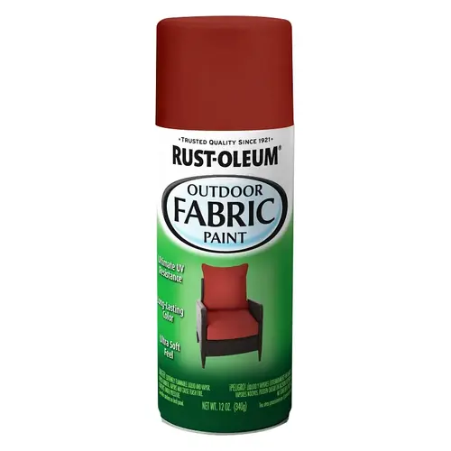 Fabric Paint, Matte, Chili Red, 12 oz, Can