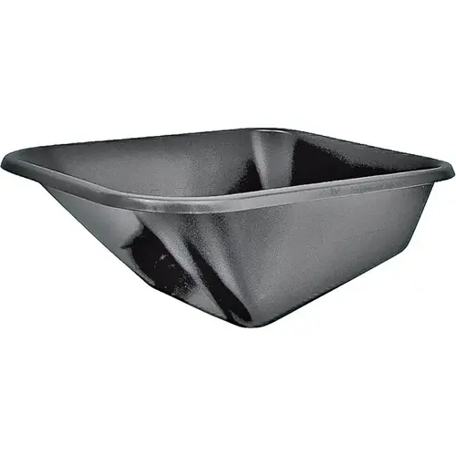 Vulcan 34637 Wheelbarrow Tray, Steel, For 6 cu-ft Wheelbarrow Black