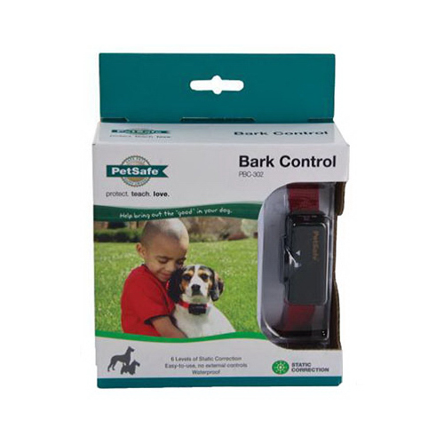 PetSafe PBC17-16635 PBC-102 Bark Control Collar, Battery, Nylon/Plastic, Red
