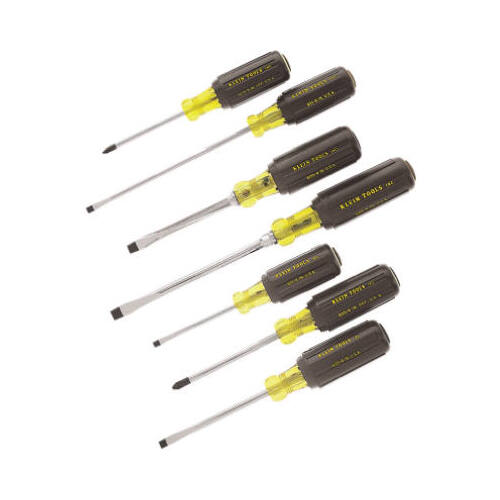 Klein Tools 85076 Screwdriver Set Phillips/Slotted Black/Yellow