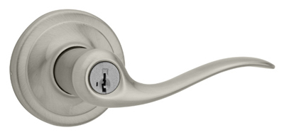 Kwikset 740TNL15SMTCP Signature Series Entry Lever Lockset, Satin Nickel