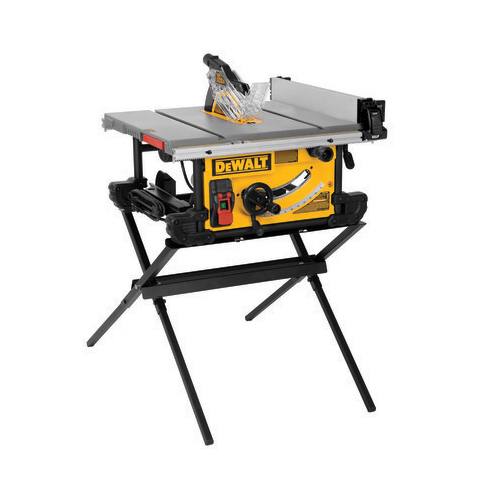 15 Amp Corded 10 in. Jobsite Table Saw with Scissor Stand