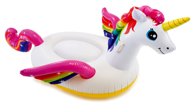 INTEX RECREATION CORPORATION 57561EP Unicorn Ride-on Pool Float 79" X 55" X 38"