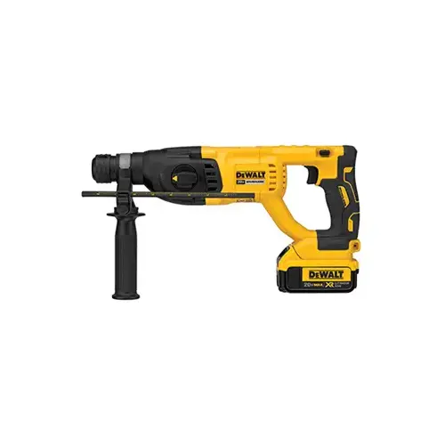 DEWALT DCH133M2 20-Volt Max XR Cordless Rotary Hammer Drill Kit, Brushless Motor, Lithium-Ion Battery