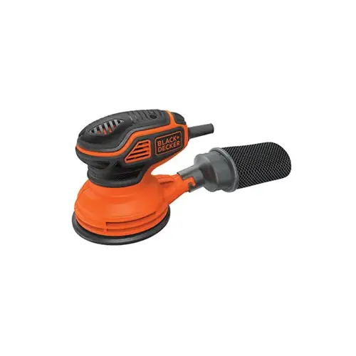 Random Orbit Sander, 2.6 A, 5 in Pad/Disc, Includes: (1) Sheet Sandpaper, (1) Dust Bag