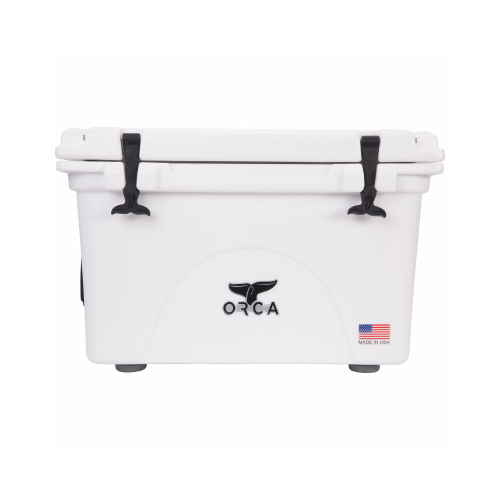 ORCA ORCW040 Cooler, 40 qt Cooler, White, Up to 10 days Ice Retention
