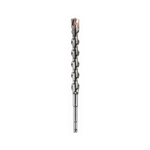 Bulldog Rotary Hammer Drill Bit, 3/4 in Dia, 10 in OAL, 2-Flute, 25/64 in Dia Shank, SDS Plus Shank Gray Phosphate