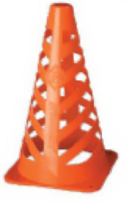 Franklin Sports 3130S1 Field Marker Cone, PVC, Fluorescent Orange - pack of 4