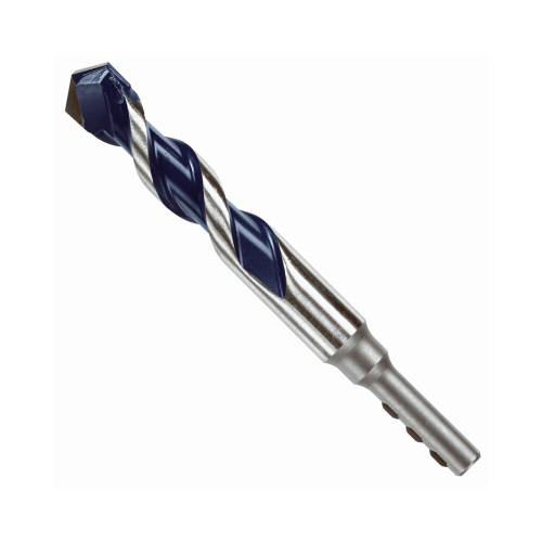 BlueGranite Turbo Hammer Drill Bit, 3/4 in Dia, 6 in OAL, Milled Flute, 2-Flute, 3/8 in Dia Shank Painted