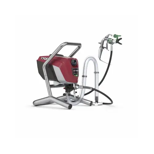 TITAN 0580009 ControlMax 1700 Pro Series Airless Paint Sprayer, 0.6 hp, 50 ft L Hose, 0.017 in Tip, 0.33 gpm, 1500 psi