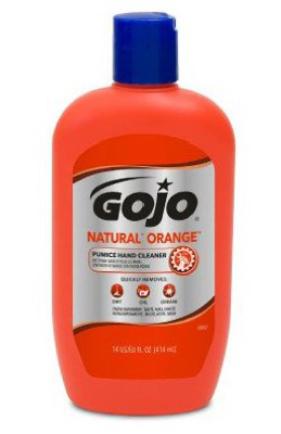 GOJO 0957-12 Pumice Hand Cleaner Natural Orange Citrus Scent 14 oz