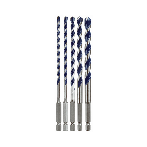 Bluegranite Turbo Carbide Hammer Drill Bit 5 Piece Set