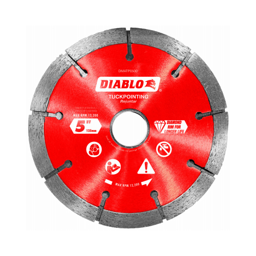 Masonry Cut-Off Wheel 5" D X 7/8" Diamond Tuck Point