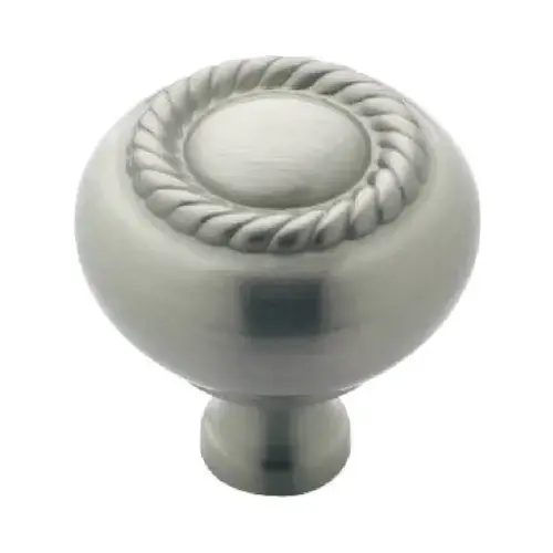 1-1/4" (32 mm) Diameter Allison Value Cabinet Knob Satin Nickel Finish - pack of 10