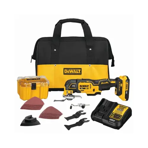 20V XR Brushless 3-Speed Cordless Oscillating Multi-Tool Kit with 2.0 Ah Battery & Charger
