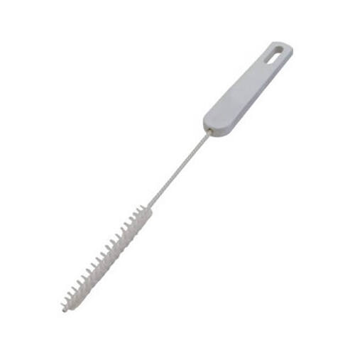 112 Spout Brush, Nylon Bristle, 2-3/4 in L, Plastic Handle White