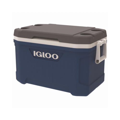 Igloo 50338 Latitude Cooler, 52 qt Cooler, Polyurethane, Indigo Blue