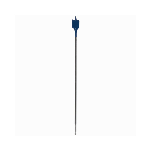 Daredevil Spade Drill Bit, 1 in Dia, 16 in OAL, 1/4 in Dia Shank, Hex Shank Black Oxide