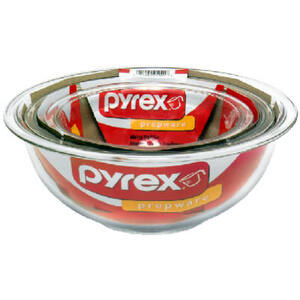 Pyrex Smart Essentials Mixing Bowl, Glass, 2.5 Qt