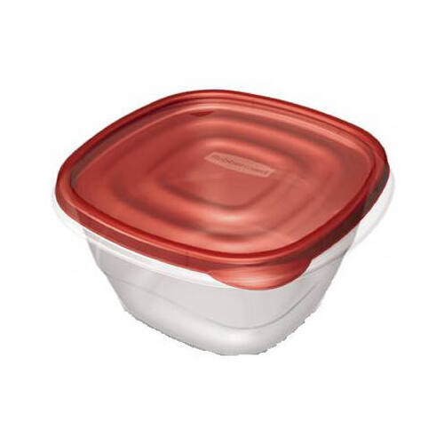 Rubbermaid 2086731 TakeAlongs 7F54RETCHIL Food Storage Container Set, 5.2 Cups Capacity, Clear - pack of 4