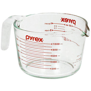 1pk Corelle Brands 6001076 Pyrex 32 Ounce Measure Cup (Case of 6)
