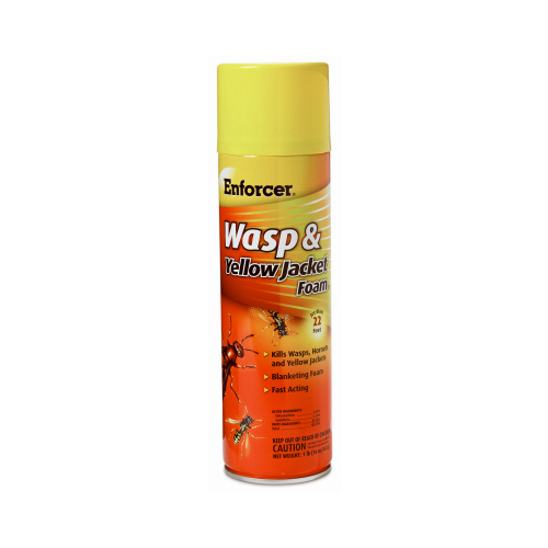 Enforcer FWH16 Wasp and Yellow Jacket Foam, Gas, Spray Application, 16