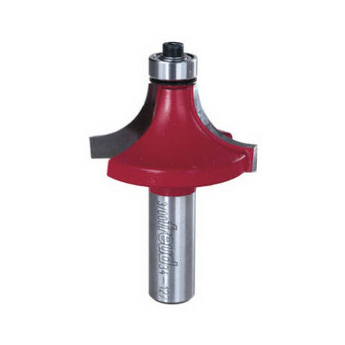 Router Bit, 1-7/8 in Dia Cutter, 2-7/8 in OAL, 1/2 in Dia Shank, 4-Cutter, Carbide