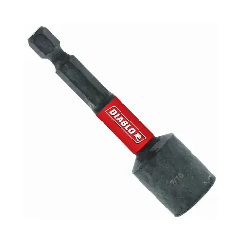 Magnetic Nut Setter 7/16" X 2-9/16" L Black Oxide