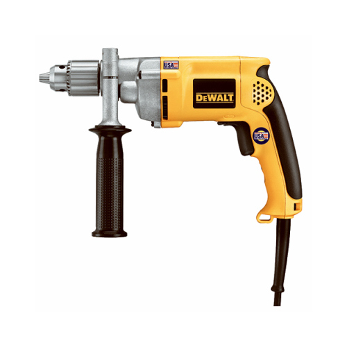 Electric Drill, 7.8 A, 1/2 in Chuck, Keyed Chuck