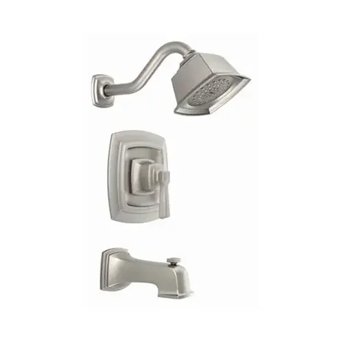 TUB-SHOWER FAUCET 1 HNDL BN Brushed Nickel