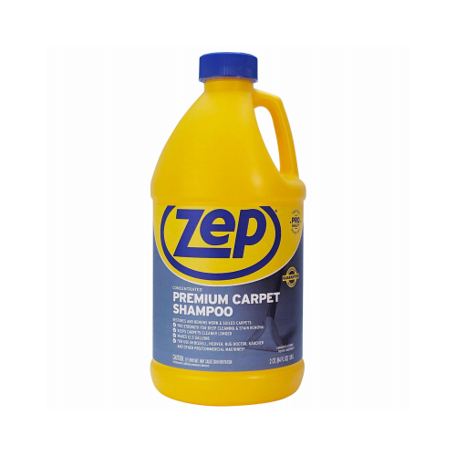 ZUPXC64 Carpet Cleaner, 64 oz Bottle, Liquid, Sweet, Clear