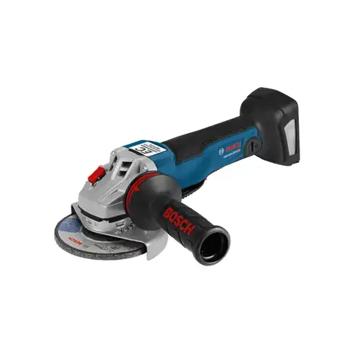 EC Brushless Angle Grinder with No Lock-On Paddle Switch, Tool Only, 18 V, 6.3 Ah, 5/8-11 Spindle