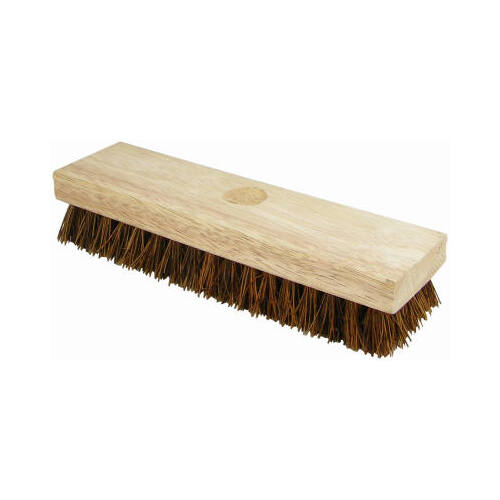 225 Deck Scrub Brush, 1 in L Trim, 2-1/2 in W Brush