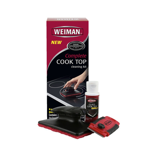 Weiman 98A Cooktop Care Kit, 2 oz, Liquid, Apple, Light Tan