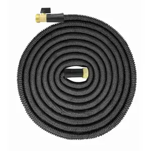 Xhose Pro Big Boss 5/8 in. D X 50 ft. L Heavy Duty Commercial Grade Expandable Garden Hose Black Xhose Pro Big Boss 5/8 in. D X 50 ft. L Heavy Duty Commercial Grade Expandable Garden Hose Black