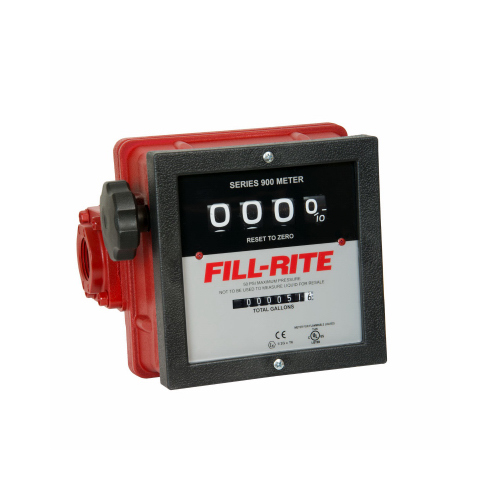 Fill-Rite 901C Fill-Rite 901C/901 Flow Meter, 1 in Connection, NPT, 6 ...