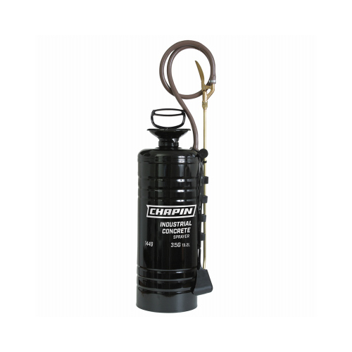 Compression Sprayer, 3.5 gal Tank, Steel Tank, 48 in L Hose, Black